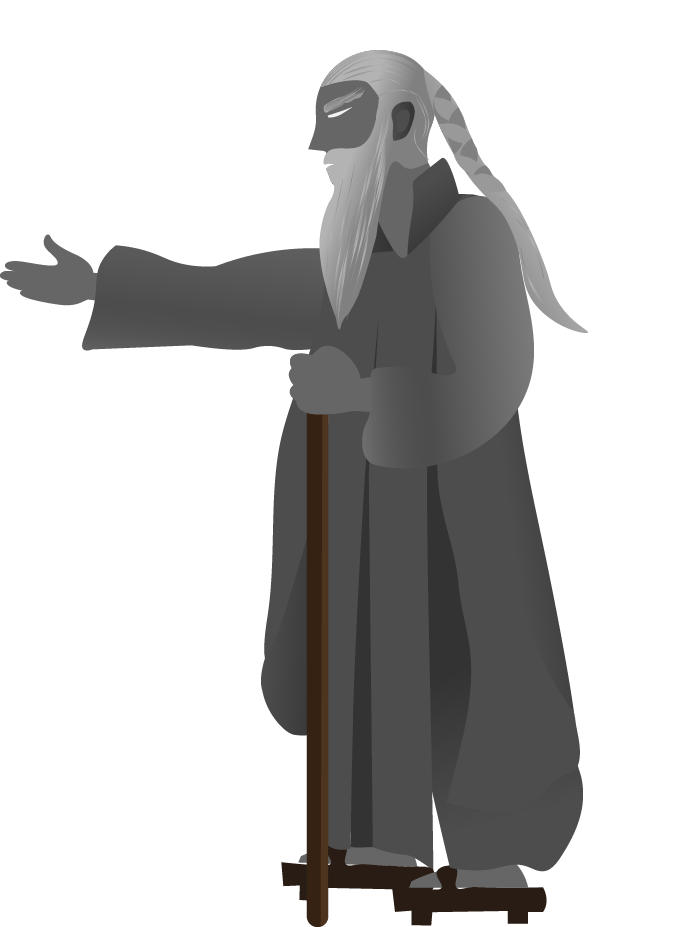 An image for an old man.